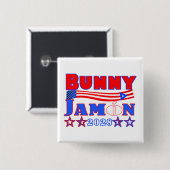 jamon bunny  2028 Knopf Button (Vorne & Hinten)