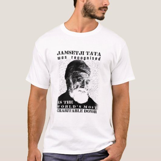 Jamsetji Tata T - Shirt entwerfen die beste Spende (Vorderseite)