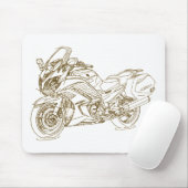 Jamswurzel FJR1300 2013 Mousepad (Mit Mouse)