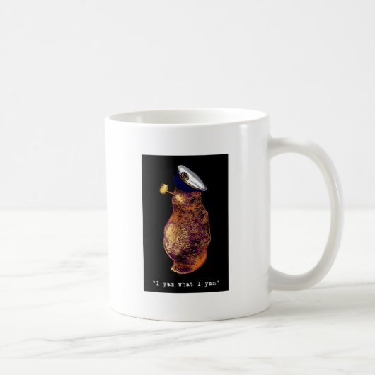 Jamswurzel I was ich Jamswurzel-schwarz Kaffeetasse (Rechts)
