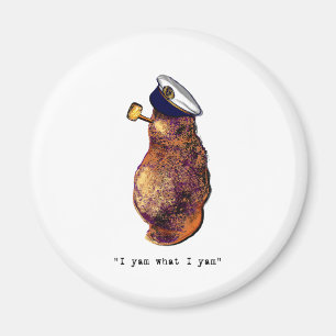 Jamswurzel I was ich Jamswurzellicht Magnet