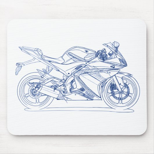 Jamswurzel YZF R125 Mousepad (Vorne)