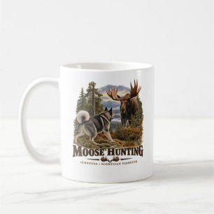 Jämthund-Elchjagd, skandinavischer Hund Kaffeetasse