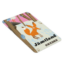 Jämtland Schweden Vintage Reiseplakat