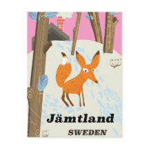 Jämtland Schweden Vintage-Reiseposter