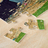 Jamuna Fluss Yamuna Agra Indien. Puzzle (Seite)