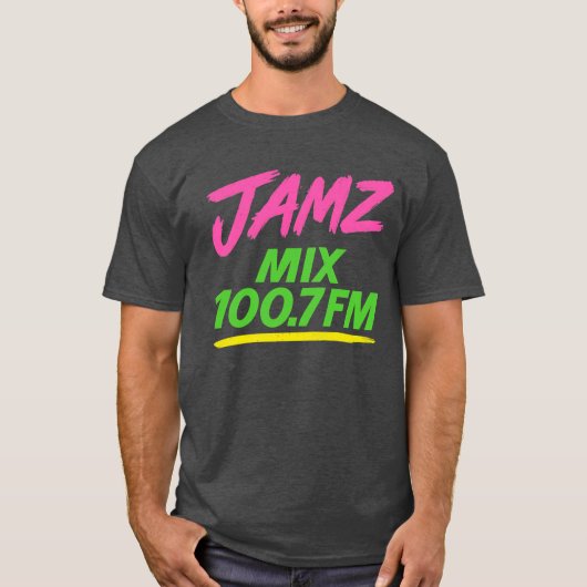 JAMZ MIX 100,7 FM T-Shirt (Vorderseite)
