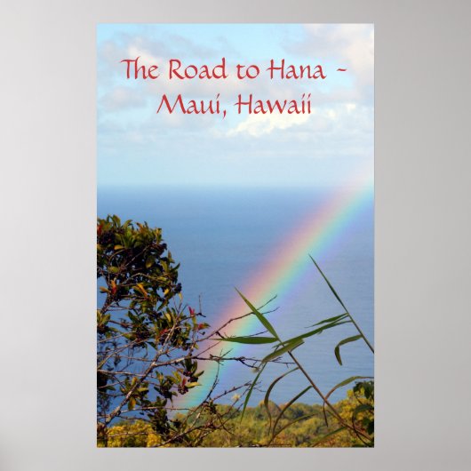 Jan07 2081, The Road to Hana - Maui, Hawaii Poster (Vorne)
