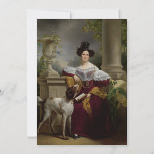 Jan Adam Kruseman - Portrait von Alida Christina Karte