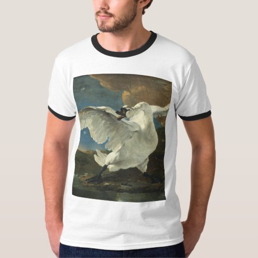 Jan Asselyn - Der bedrohte Schwan T-Shirt (Vorderseite)