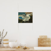 Jan Asselyn - The Threatened Swan Poster (Küche)