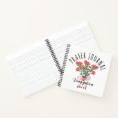 Jan Birth Month Flower Christian Prayer Journal Notizblock (Innenseite)