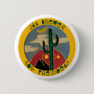 Jan.-Brauer für Präsidenten 2016 Button