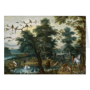 Jan Brueghel das jüngere - Paradies-Landschaft