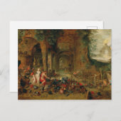 Jan Brueghel - Schmiede des Vulkans Postkarte (Vorne/Hinten)
