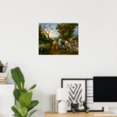 Jan Brueghel the Elder - Der Eintrag der Tiere Poster (Heimbüro)