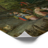 Jan Brueghel the Elder - River Landscape Poster (Ecke)