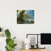 Jan Brueghel the Elder - River Landscape Poster (Heimbüro)