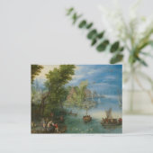 Jan Brueghel the Elder - River Landscape Postkarte (Stehend Vorderseite)