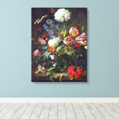 Jan Davidsz de Heem "Blume Vase" Leinwanddruck (Insitu (Holzboden))