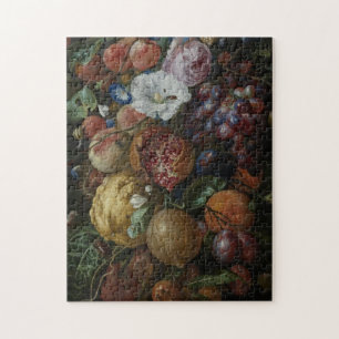 Jan Davidsz. De Heem - Feier des Obstes und der Bl Puzzle
