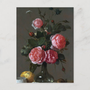 Jan Davidsz de Heem, Floral Still Life Postkarte