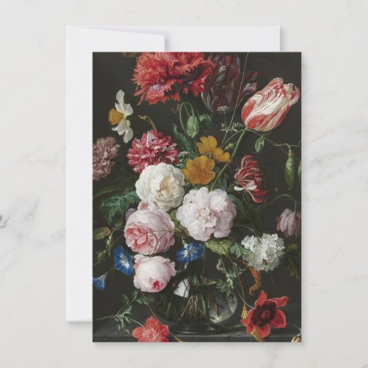 Jan Davidsz. De Heem - Stillleben mit Blume Dankeskarte (Vorderseite)