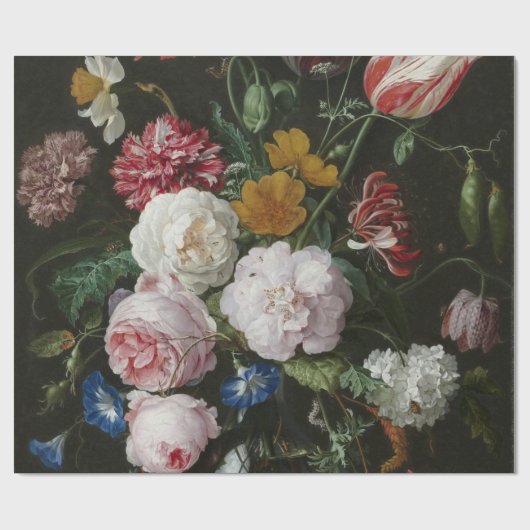 Jan Davidsz. De Heem - Stillleben mit Blume Geschenkpapier (Flach)