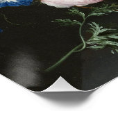 Jan Davidsz. De Heem - Stillleben mit Blume Poster (Ecke)