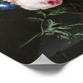 Jan Davidsz. De Heem - Stillleben mit Blume Poster (Ecke)