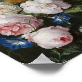 Jan Davidsz. De Heem - Stillleben mit Blume Poster (Ecke)