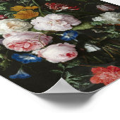 Jan Davidsz. De Heem - Stillleben mit Blume Poster (Ecke)