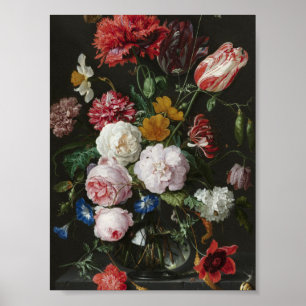Jan Davidsz. De Heem - Stillleben mit Blume Poster