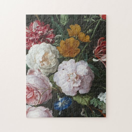 Jan Davidsz de Heem - Stillleben mit Blume Puzzle (Vertikal)