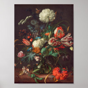 Jan. Davidsz De Heem - Vase Blumen Poster