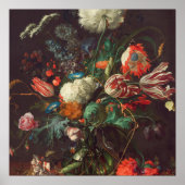 Jan Davidsz de Heem - Vase der Blume Poster (Vorne)