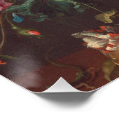 Jan Davidsz de Heem - Vase der Blume Poster (Ecke)