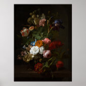 Jan Davidsz de Heem, Vase mit Blume, 1700 Poster (Vorne)