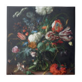 Jan Davidsz de Heem Vase von Blume Fliese (Vorderseite)