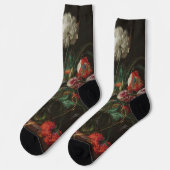 Jan Davidsz de Heems Blumen-Vase Socken (Linkes Detail)