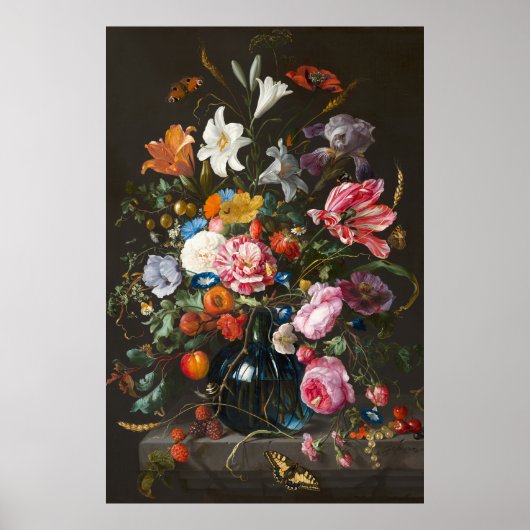 Jan Davidsz de Heems Blumenstrauß 2 Poster (Vorne)