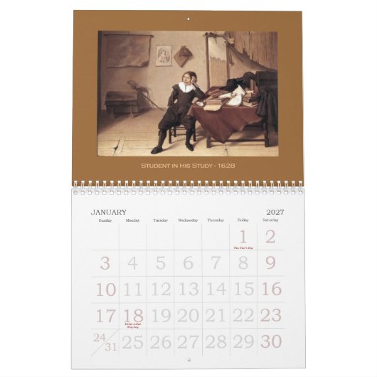 Jan. de Heem - Kalender 2013 (Jan 2027)