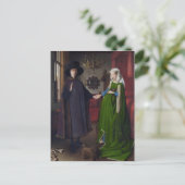 Jan Eyck - The Arnolfini Wedding Postkarte (Stehend Vorderseite)