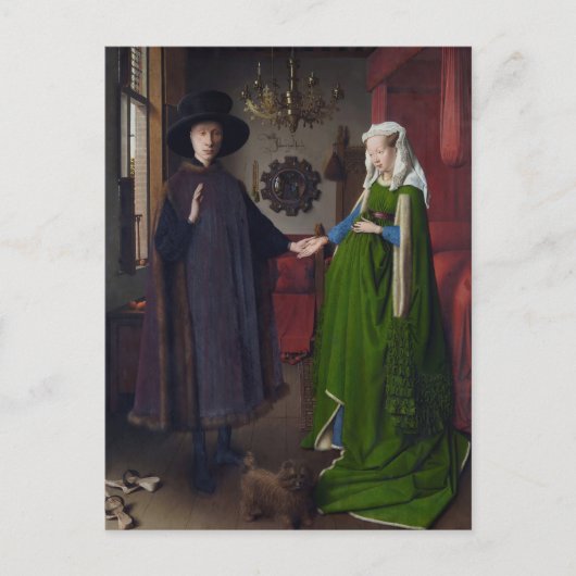 Jan Eyck - The Arnolfini Wedding Postkarte (Vorderseite)