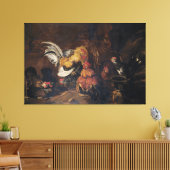 Jan Fyt Cockfight Leinwanddruck (Insitu (Wohnzimmer))