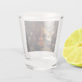 Jan Fyt Cockfight Schnapsglas (Rückseite)