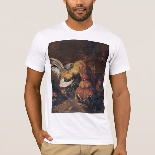 Jan Fyt Cockfight T-Shirt (Vorderseite)