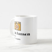 Jan Janson Classic Fotografy (oder Ihr Name) Kaffeetasse (Vorderseite Links)