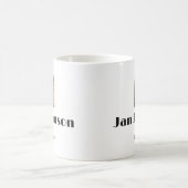 Jan Janson Classic Fotografy (oder Ihr Name) Kaffeetasse (Mittel)