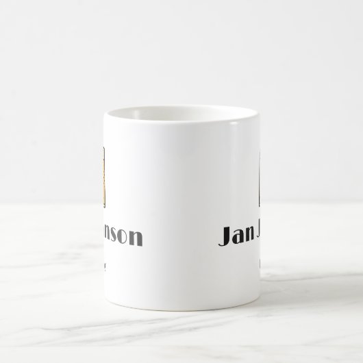 Jan Janson Classic Fotografy (oder Ihr Name) Kaffeetasse (Mittel)